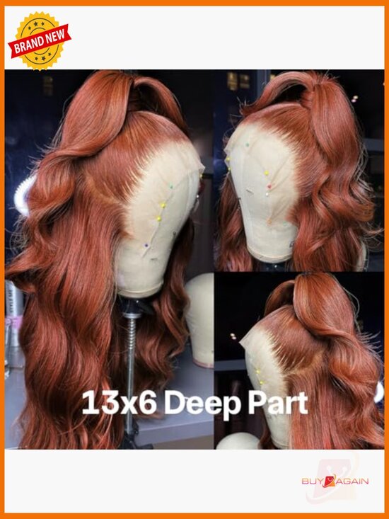 30 Inch Body Wave Lace Front Wig 180% Density Glueless Human Hair main image 6